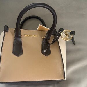 Michael Kors Mini Bag in Tan and Black
